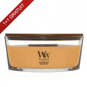 Lumanare Parfumata Ellipse Golden Bourbon, WoodWick® 
